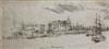 JAMES A. M. WHISTLER Group of 6 etchings from the Jubilee or Naval Review Set.